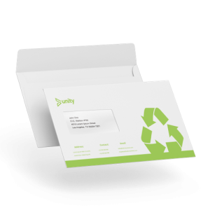 Gerecyclede enveloppen