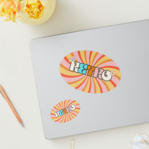 Ovale Stickers